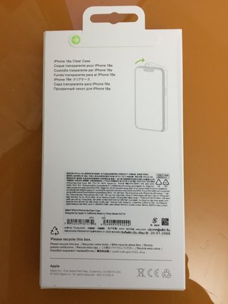 Funda Apple  Transparente iPhone 16e con MagSafe