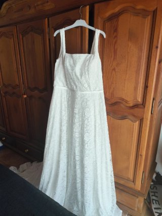 Vestido de Novia Blanco Encaje Nuevo