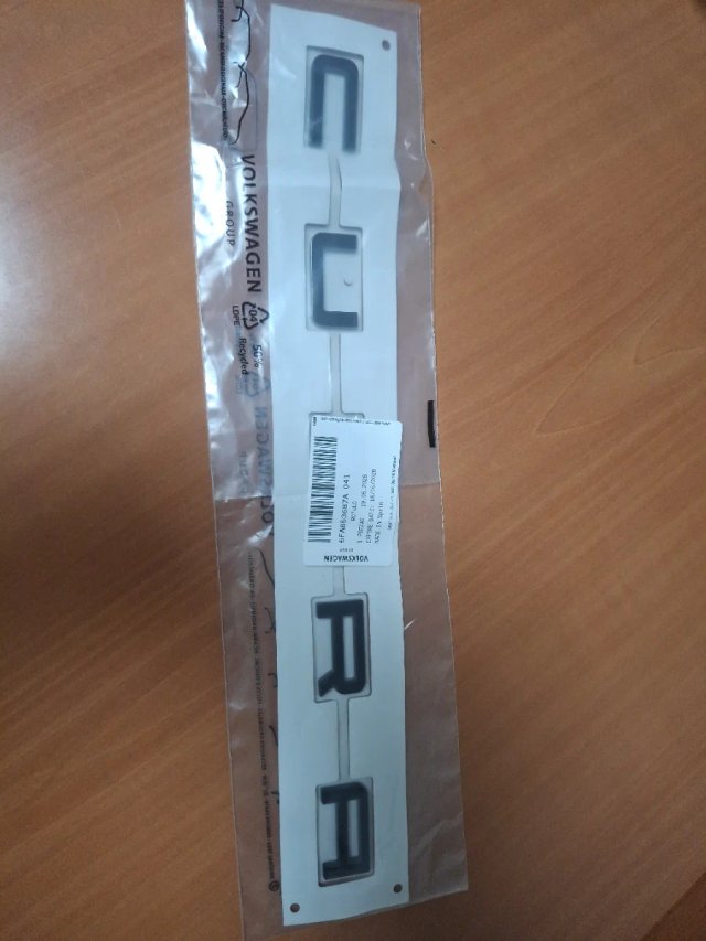 Emblema Letras CUPRA Original VAG