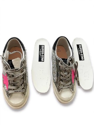 Golden Goose 37 Mujer Rosa/Plata