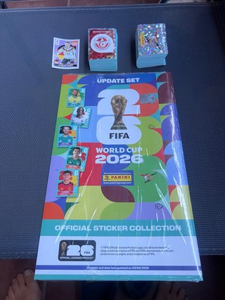 Lote 375 Cromos Mundial 2026 + Set Actualización
