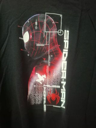 Camiseta Spiderman Negra