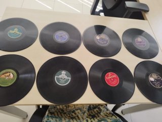 11 Discos de Pizarra para Gramófono
