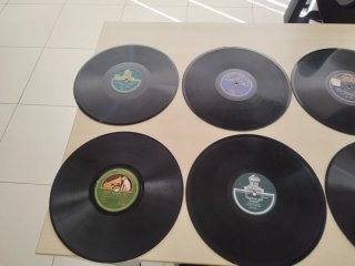 11 Discos de Pizarra para Gramófono