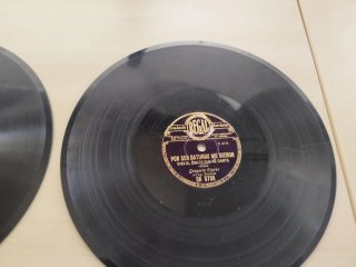 11 Discos de Pizarra para Gramófono