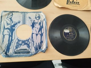 11 Discos de Pizarra para Gramófono