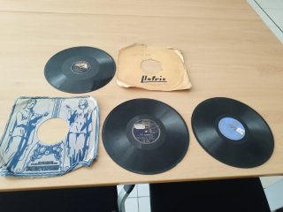 11 Discos de Pizarra para Gramófono
