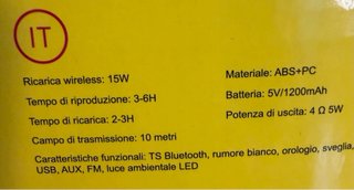 Lampada da scrivania con caricatore wireless