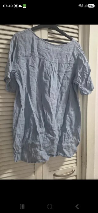 T-shirt fresco lino taglia unica