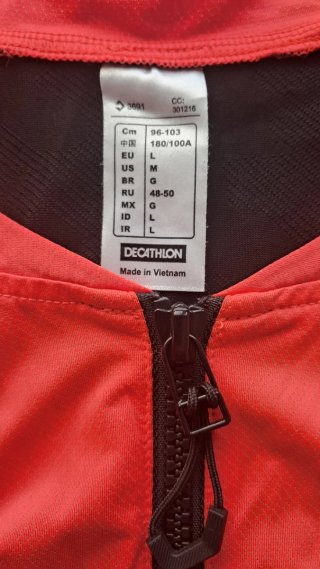 Maillot Rockrider Rojo Talla L