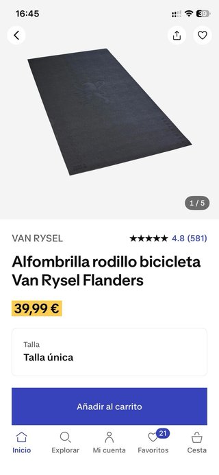 Rodillo Tacx Boost + sensor + mesa y alfombra