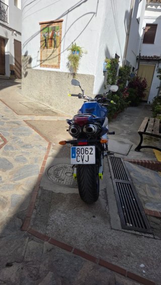 Yamaha FZ6 Naked Azul