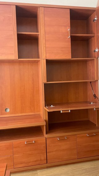 Salón completo (Mueble + mesa + sillas + mesa baja
