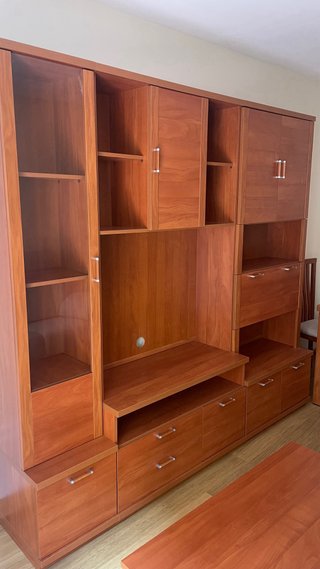 Salón completo (Mueble + mesa + sillas + mesa baja