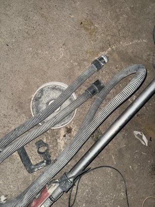 Lijadora de disco con aspiración