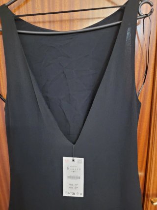 Vestido negro Zara talla única nuevo