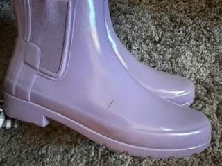 Botas de agua Hunter moradas