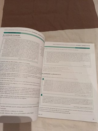Lengua castellana y literatura 1, Le Bachillerato