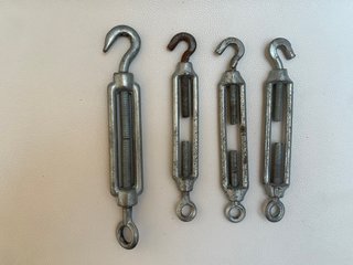 4 Tensores metálicos extensibles con gancho