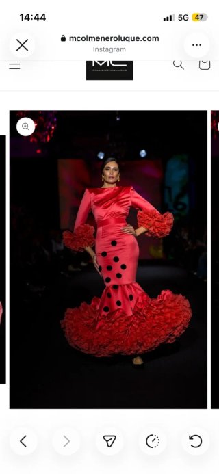 Traje Flamenca Diseño Exclusivo Nuevo