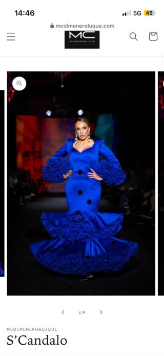 Traje Flamenca Diseño Exclusivo Nuevo