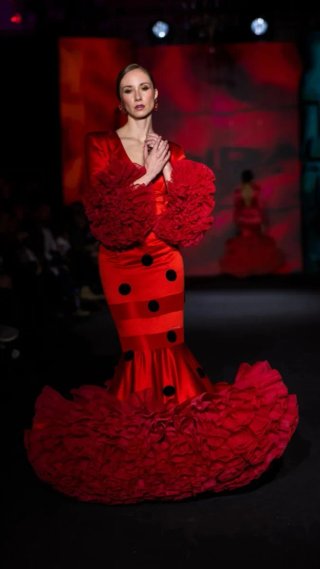 Traje Flamenca Diseño Exclusivo Nuevo
