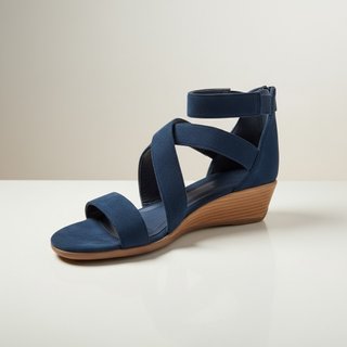 Sandalias Cuña Azul Marino T39 - ¡Nuevas!