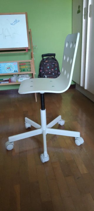 Silla escritorio infantil blanca