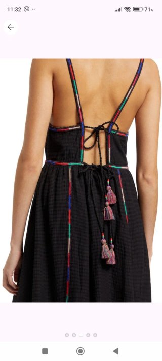 Vestido Scotch Soda Negro Multicolor