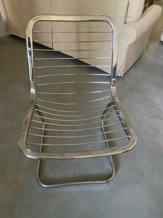 Conjunto 4 Silla Metal vintage