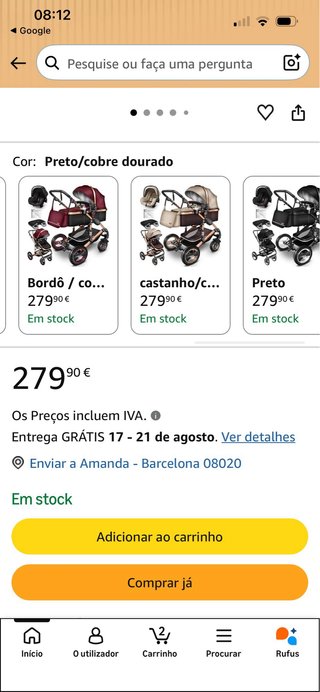 Carrito bebé 3 en 1 + Silla coche