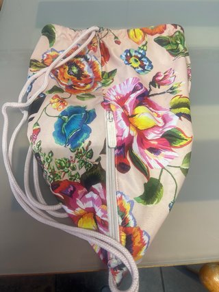 Mochila Adidas floral multicolor