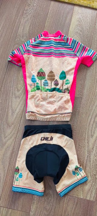 Maillot y culotte ciclismo infantil 7-10 años