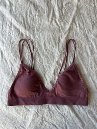 Sujetador rosa palo