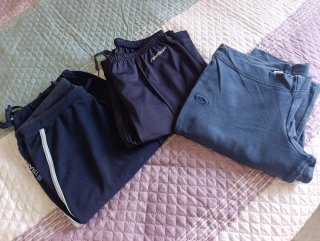 3 Pantalones Deportivos Mujer Reebok,Umbro,Nais.