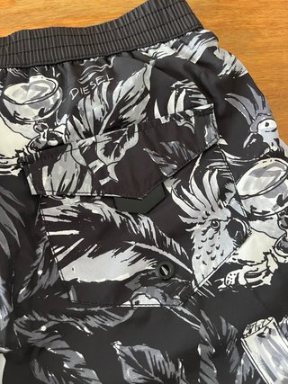 Costume da bagno Diesel stampa tropicale M