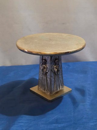 Tronetto Angeli Preghiera Ottone