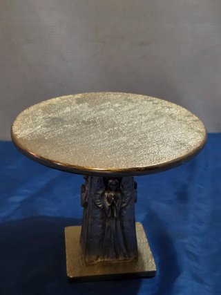Tronetto Angeli Preghiera Ottone
