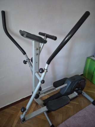 Bicicleta Elíptica Boomerang Gris