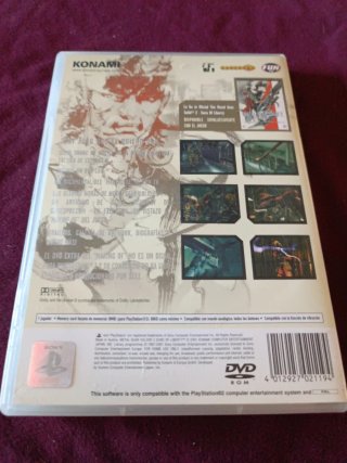 Metal Gear Solid 2 PS2 Konami castellano