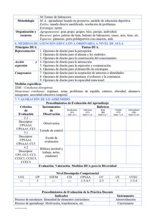 PROGRAMACION EDUCACION FISICA SECUNDARIA (AND)
