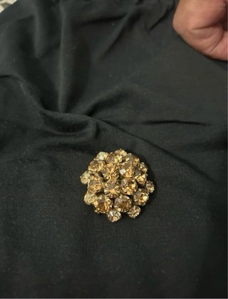 Set gioielli spilla, anello e orecchini