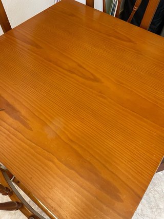 Conjunto mesa comedor plegable 4 sillas