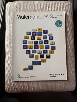 Libros matemàtiques 3ESO