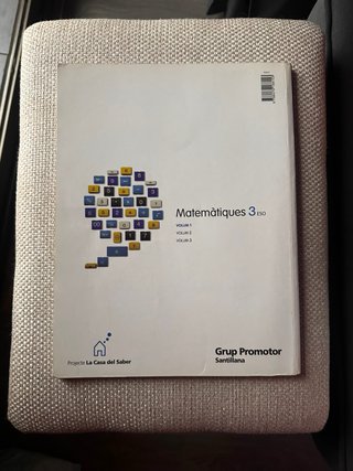 Libros matemàtiques 3ESO