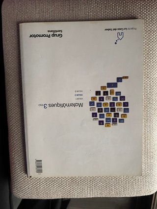 Libros matemàtiques 3ESO