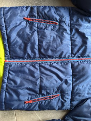Abrigo unisex invierno azul