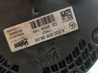 208710 alternador a0009063903 mercedes-benz clase