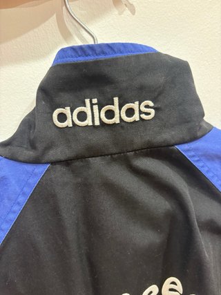 Chaqueta Adidas Retro Vintage Negra y Azul