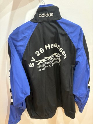 Chaqueta Adidas Retro Vintage Negra y Azul
